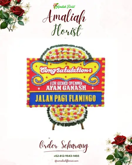 Sewa Papan Bunga Selomartani