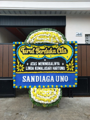 Papan Bunga Duka di Selomartani